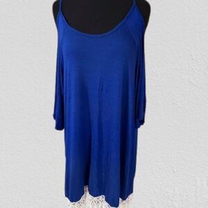 MOA USA Cold Shoulder Dress with Lace Trim  4265  2XL  NWT  Boutique